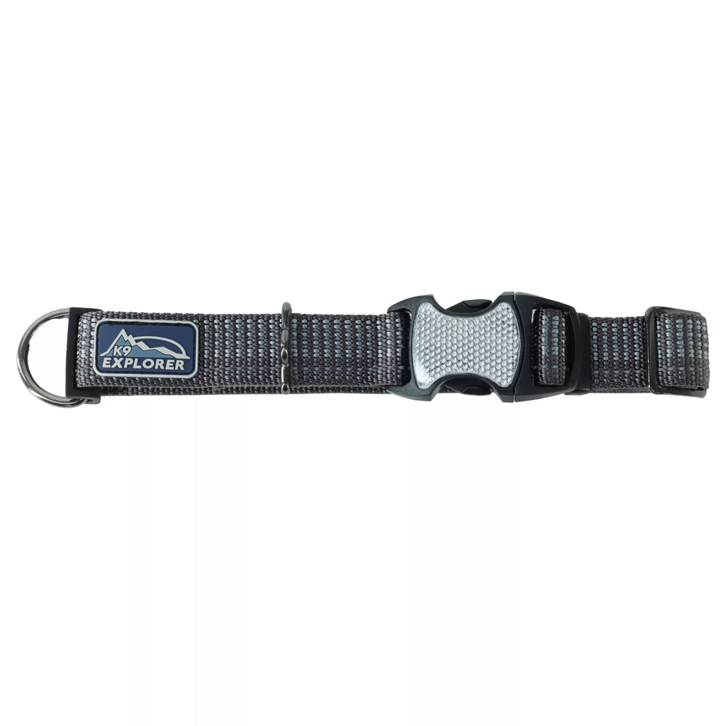 K9 Explorer Brights Reflective Adjustable Dog Collar, Orange