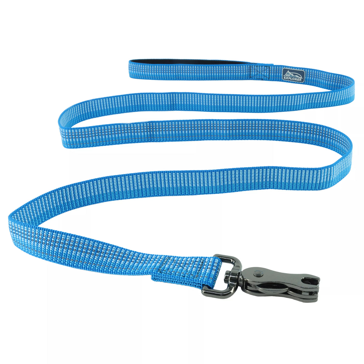 K9 Explorer Brights Reflective Dog Leash, Blue