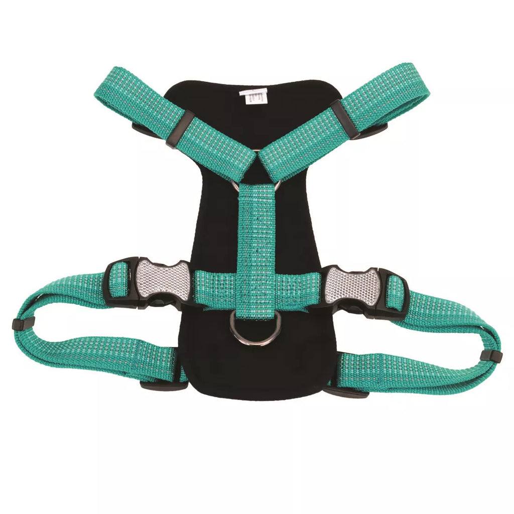 K9 Explorer Brights Reflective Front-Connect Harness, Grey