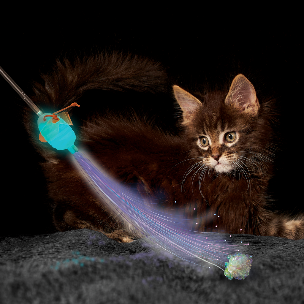 KONG Glow Firefly Teaser Cat Toy