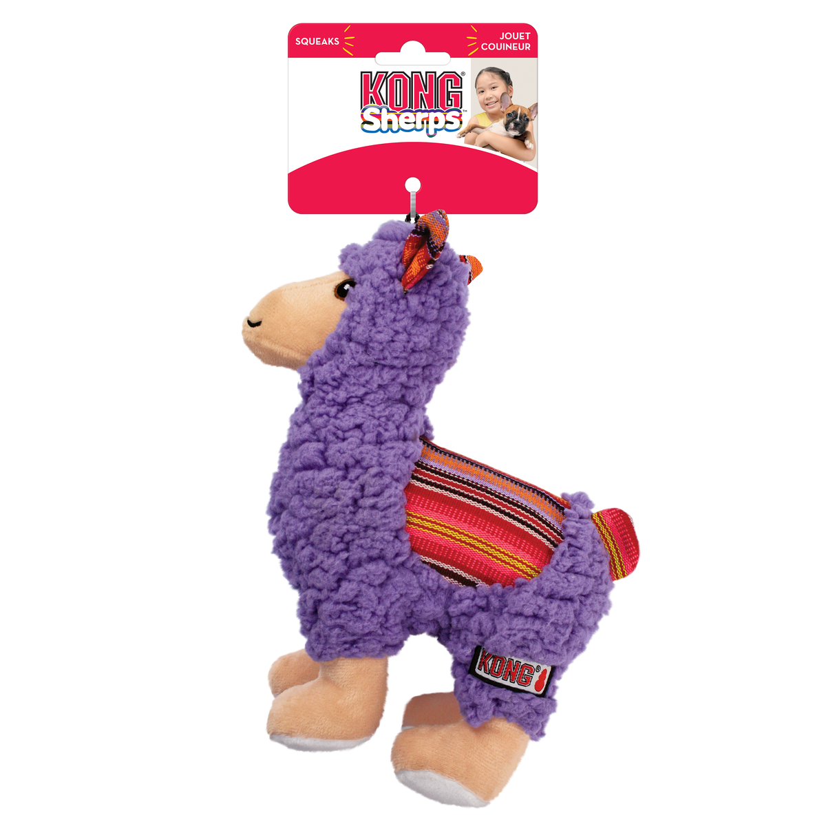 KONG Sherp Llama Dog Toy