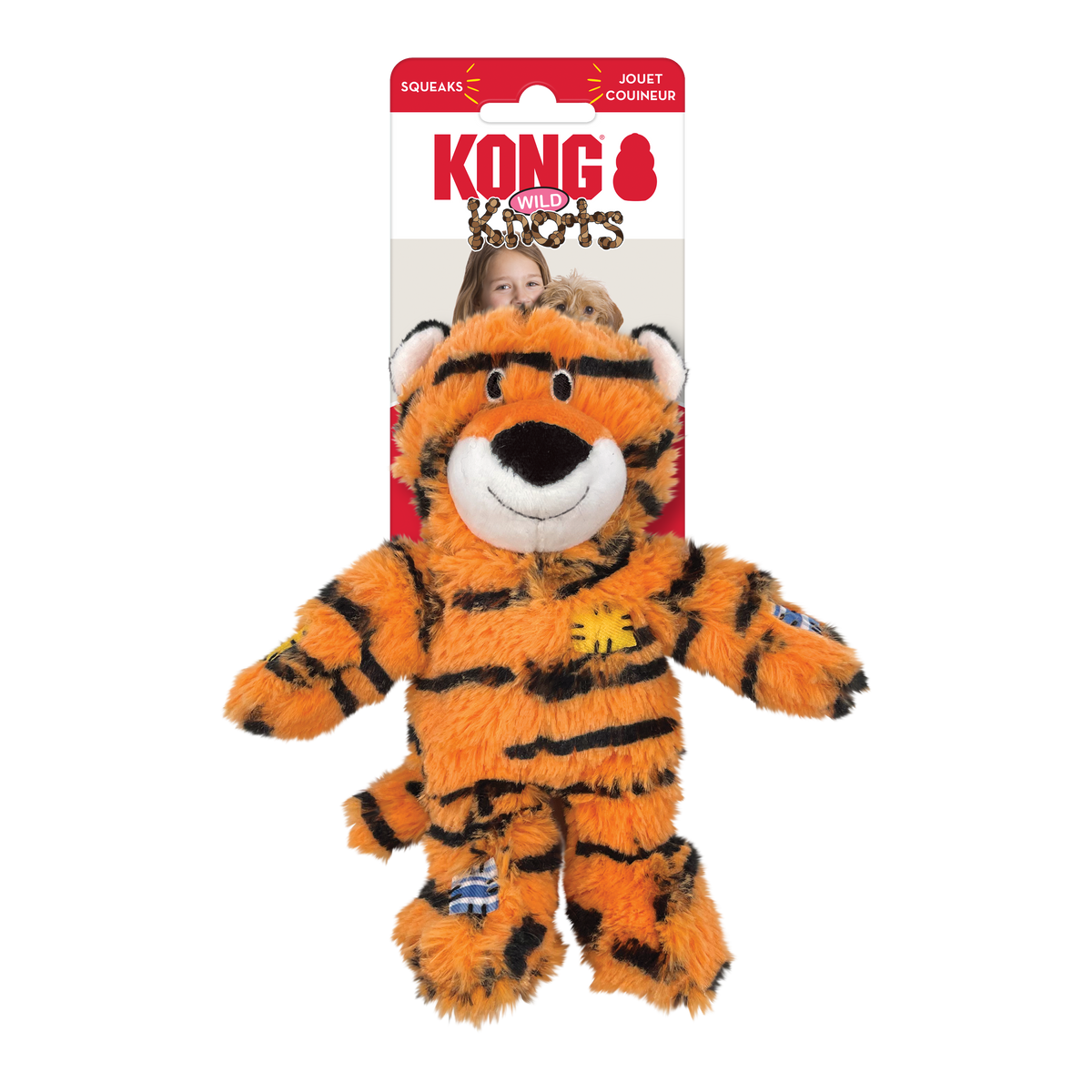 KONG Wild Knots Tiger Dog Toys