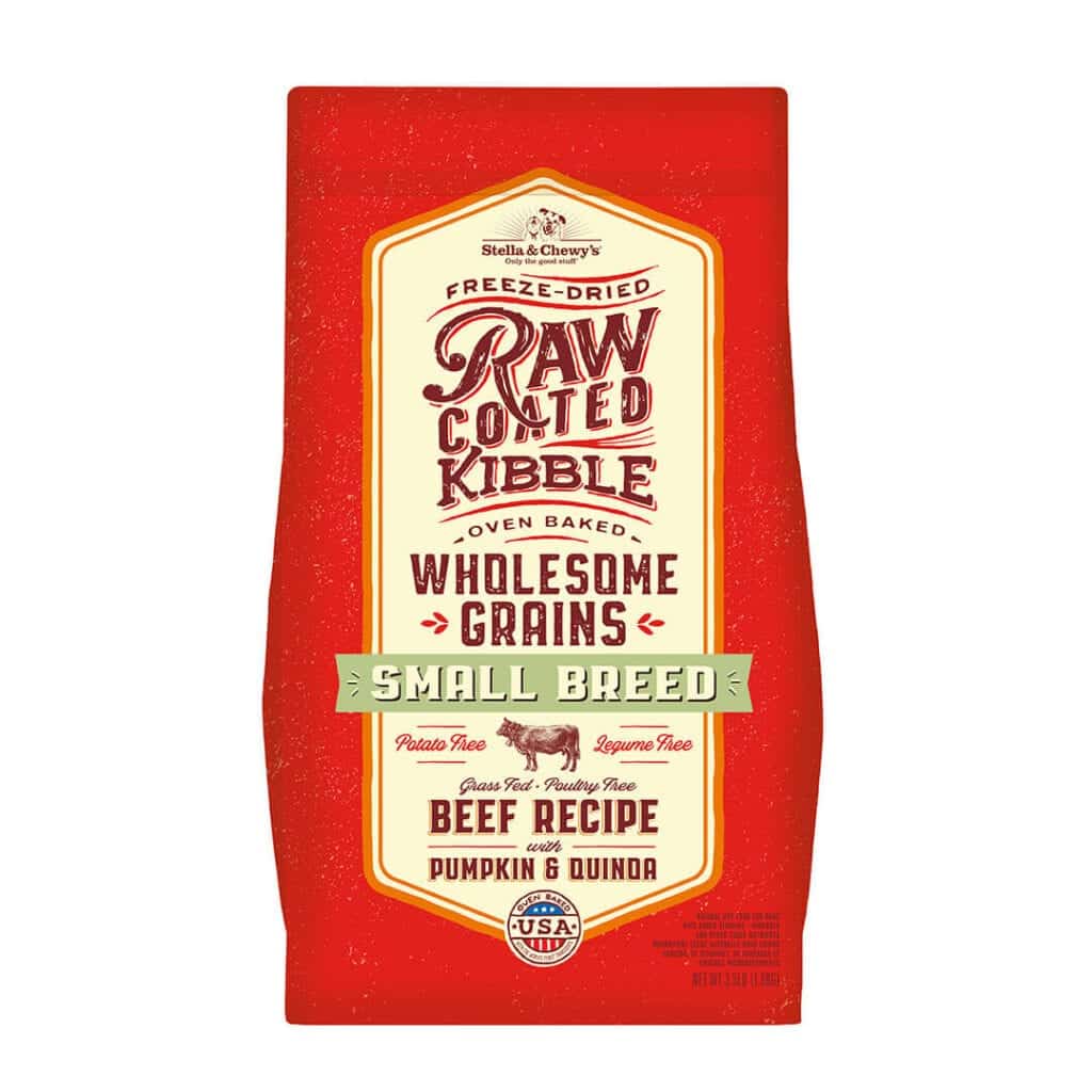 Stella & Chewy's Freeze Dried Raw Coated Wholesome Grains Small Breed Beef Recipe Dry Dog Food