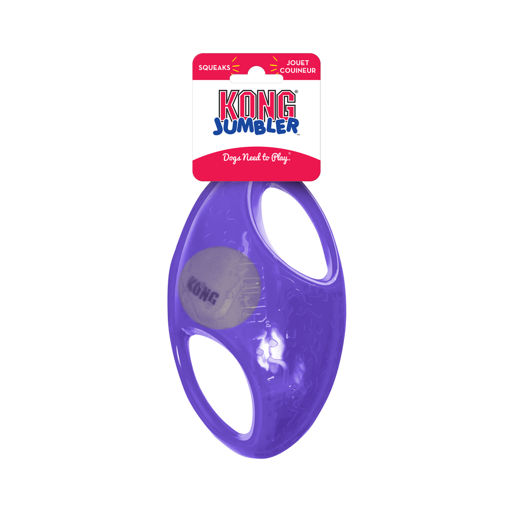 Kong Jumbler Football Dog Toy