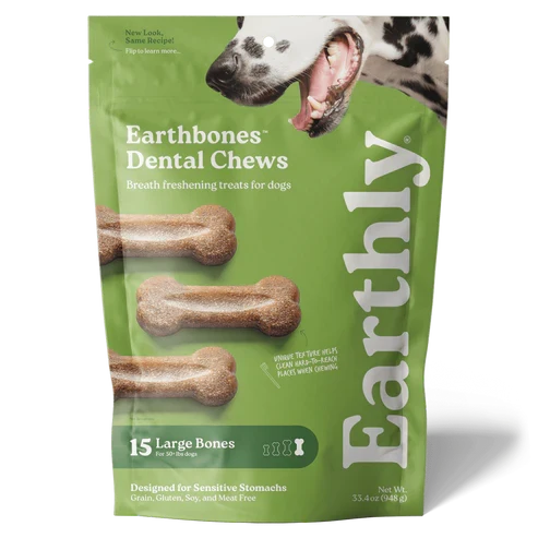 Earthly Earthbones Dental Chews For Dogs
