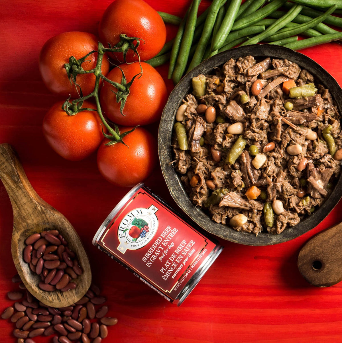 Fromm Four-Star Nutritionals Shredded Beef in Gravy Entree Food for Dogs