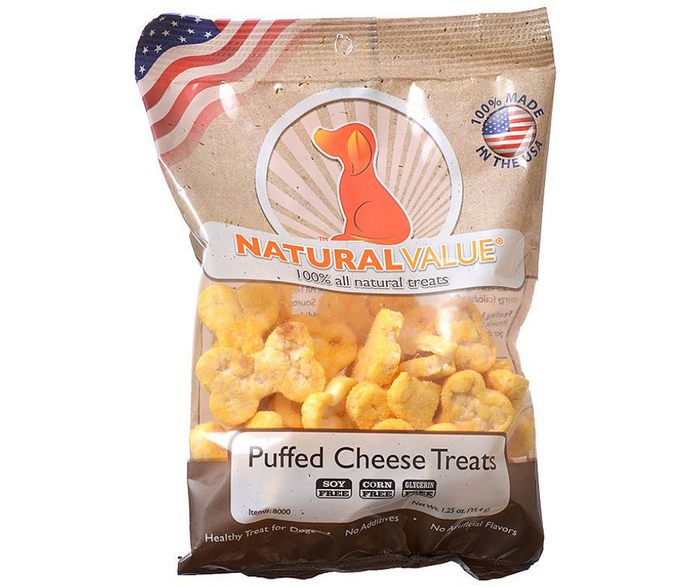 Loving Pets Cheese Puffed Dog Treats