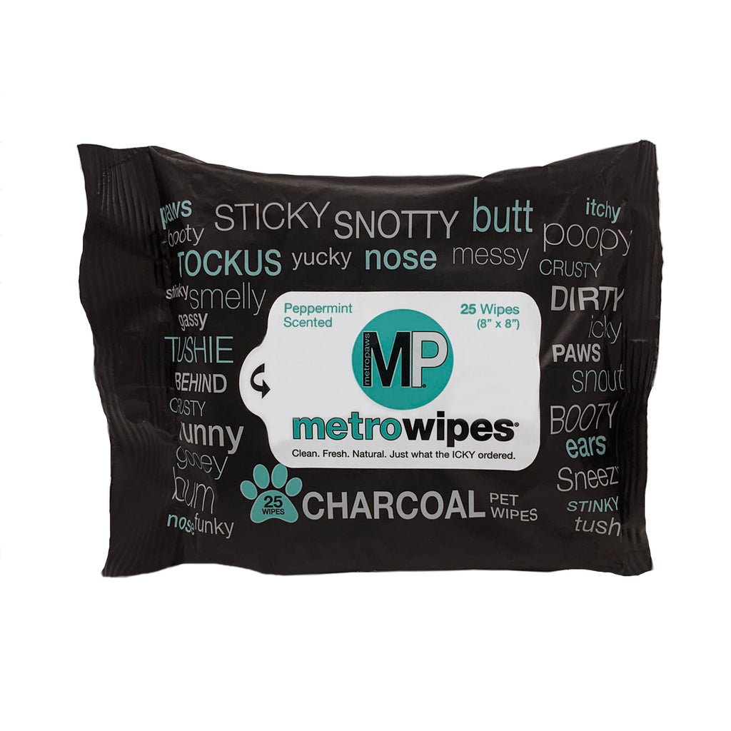 Metro Paws Metro Wipes Charcoal Peppermint Pet Wipes