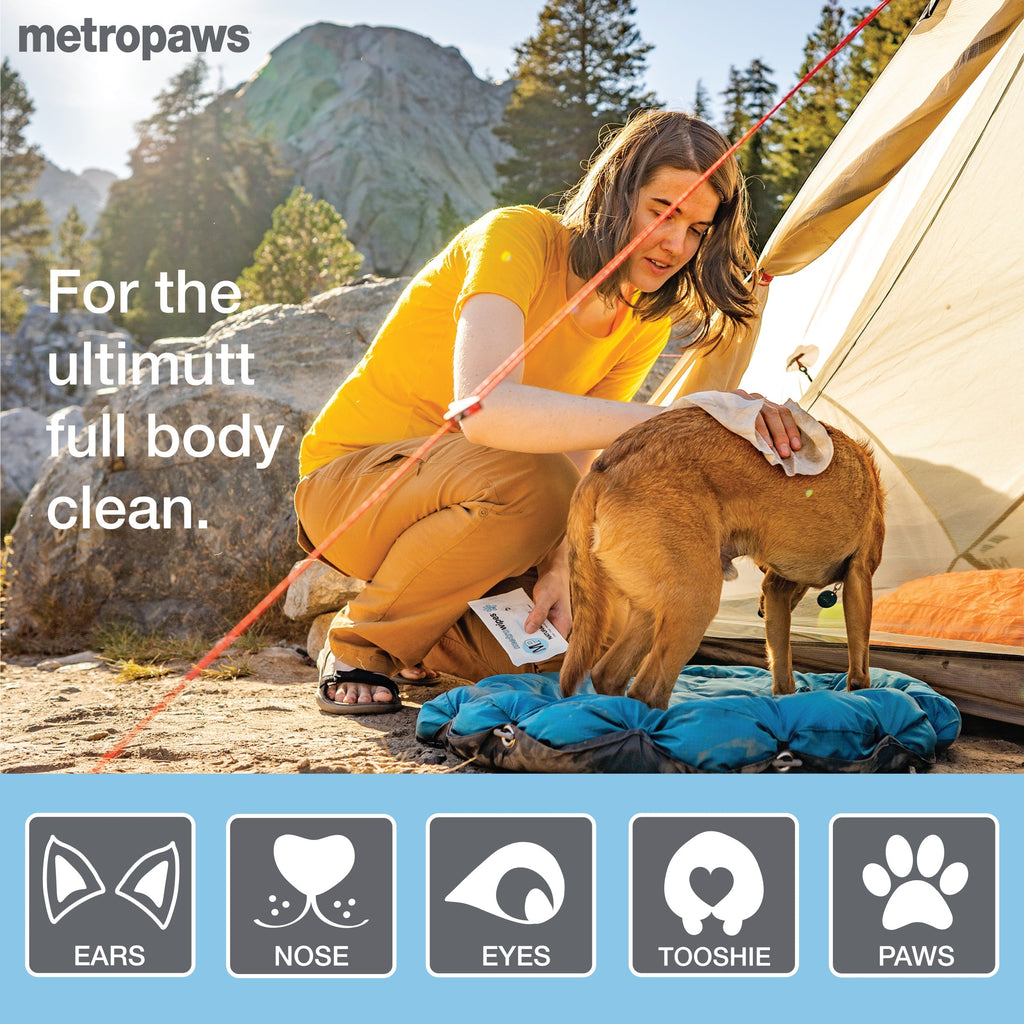 Metro Paws Metro Wipes Hypoallergenic Unscented Pet Wipes
