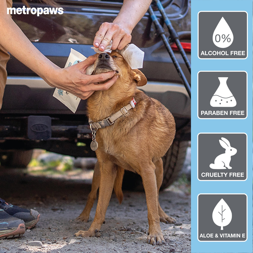 Metro Paws Metro Wipes Hypoallergenic Unscented Pet Wipes