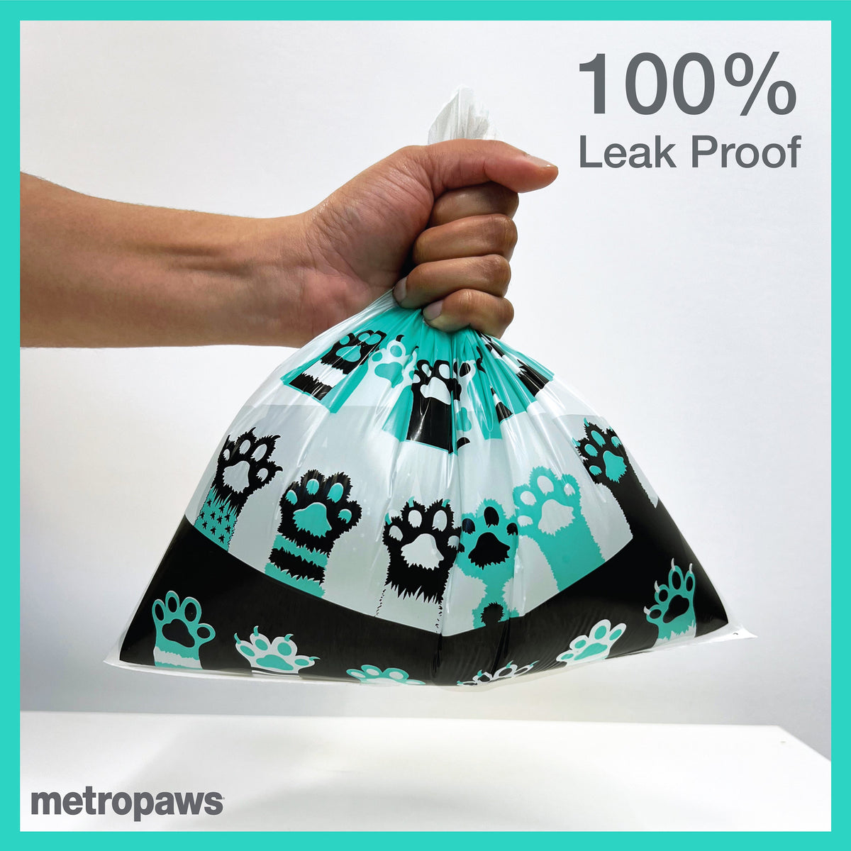 Metro Paws Poopy Packs Ultra Degradable Unscented Cat Litter Bags, 200 Count