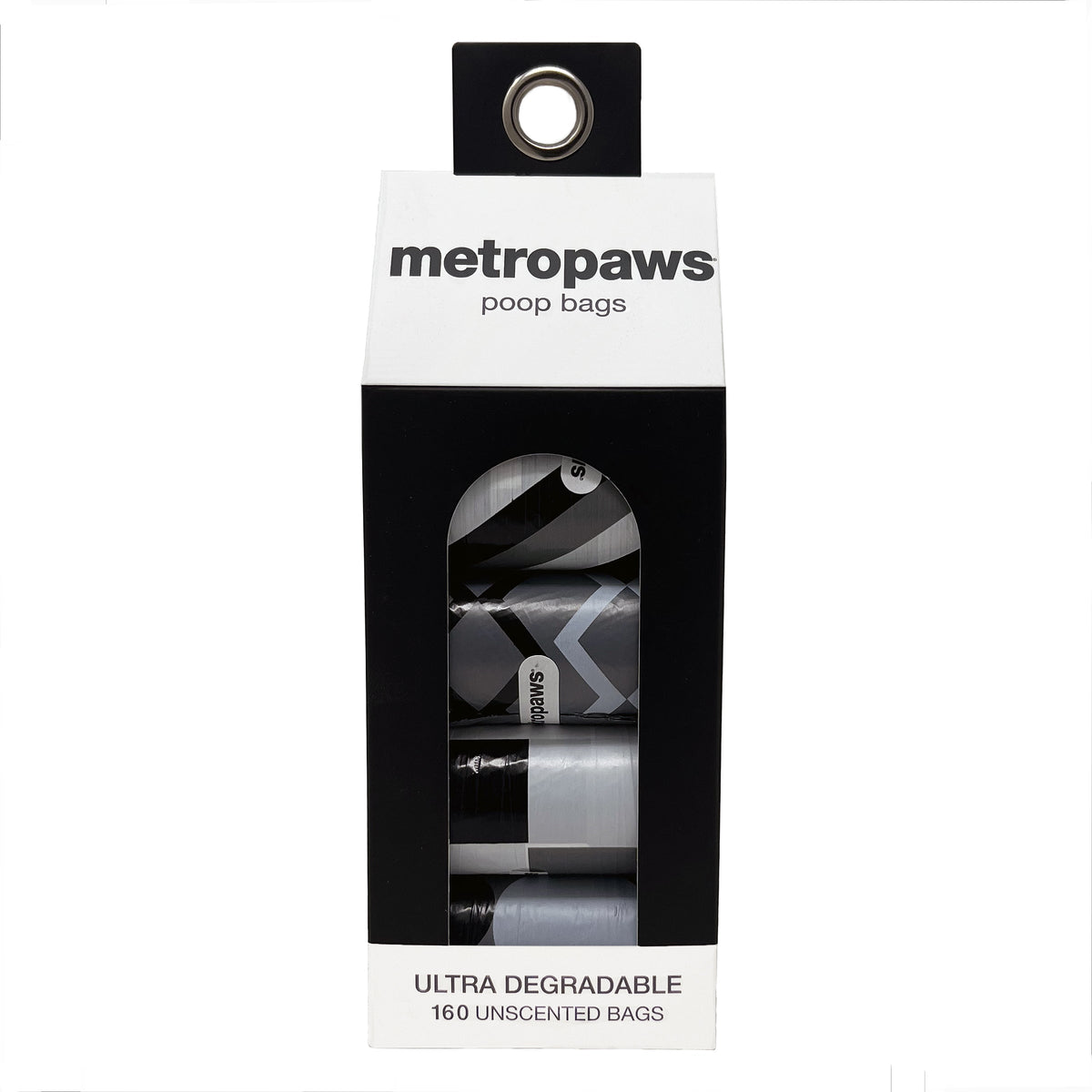 Metro Paws Poopy Packs Ultra Degradable Unscented Dog Poop Bags, 160 Count