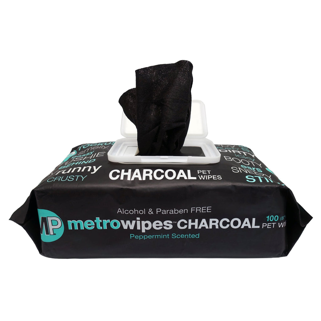 Metro Paws Metro Wipes Charcoal Peppermint Pet Wipes