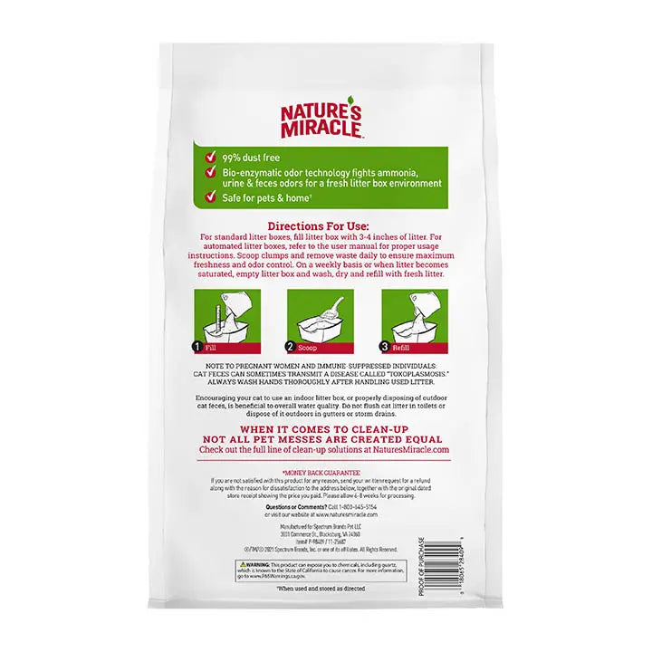Nature's Miracle Intense Defense Clumping Cat Litter