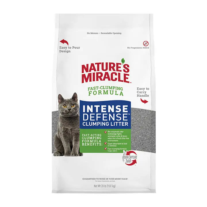 Nature's Miracle Intense Defense Clumping Cat Litter