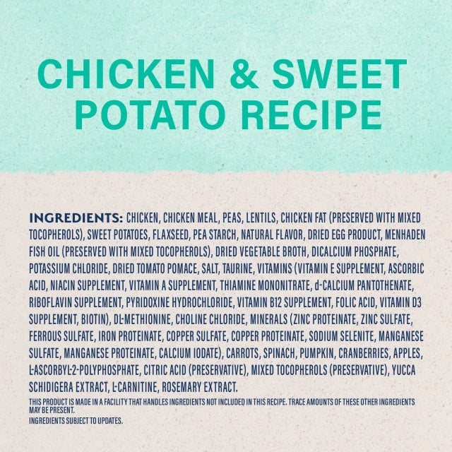 Natural Balance Original Ultra Grain Free Chicken & Sweet Potato Recipe Dry Dog Food