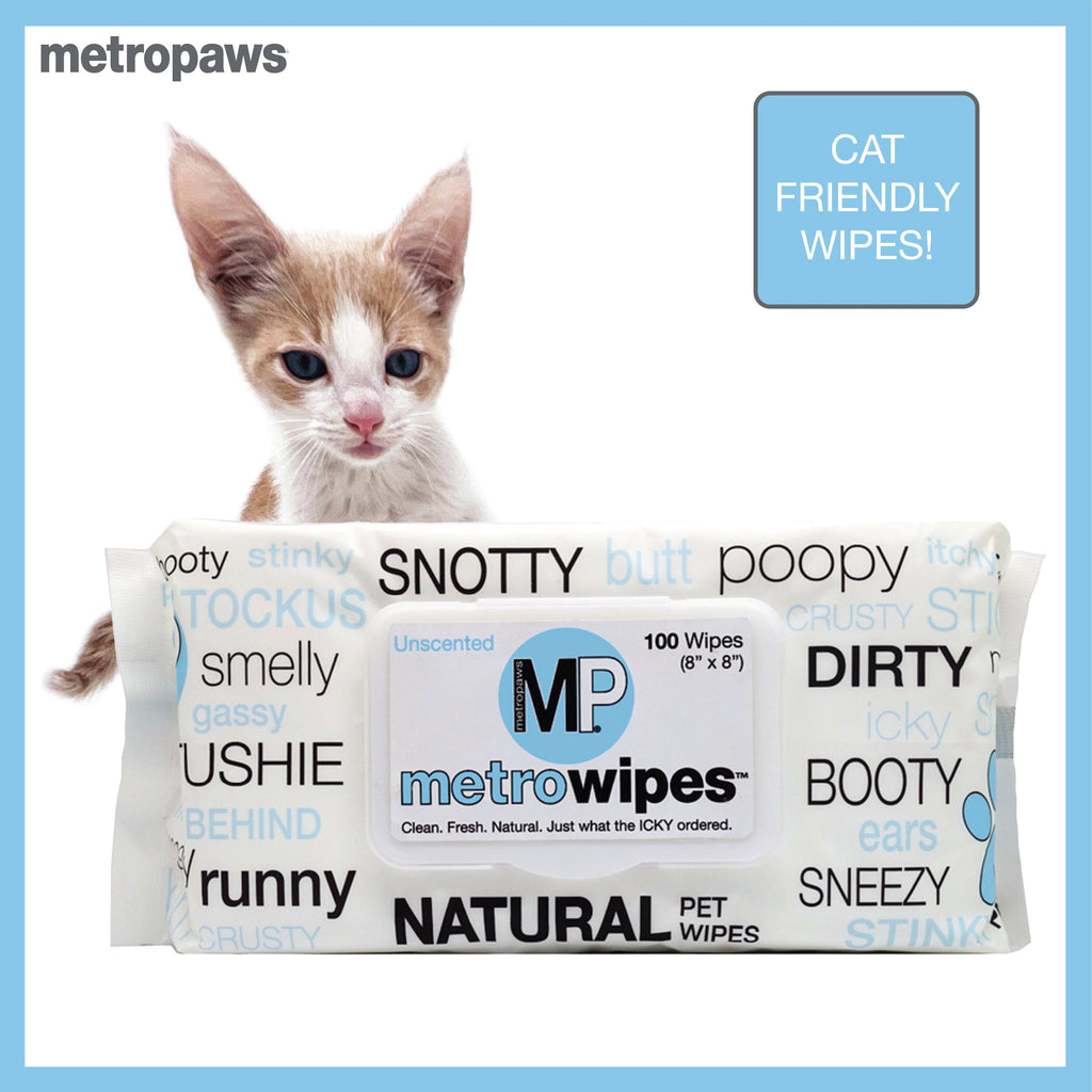 Metro Paws Metro Wipes Hypoallergenic Unscented Pet Wipes