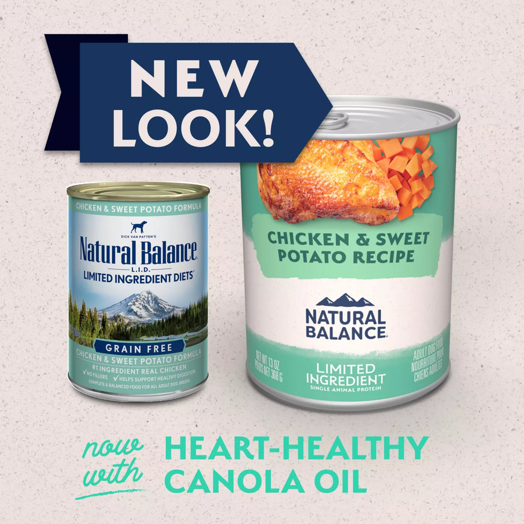 Natural Balance Limited Ingredient Grain Free Chicken & Sweet Potato Recipe Dog Wet