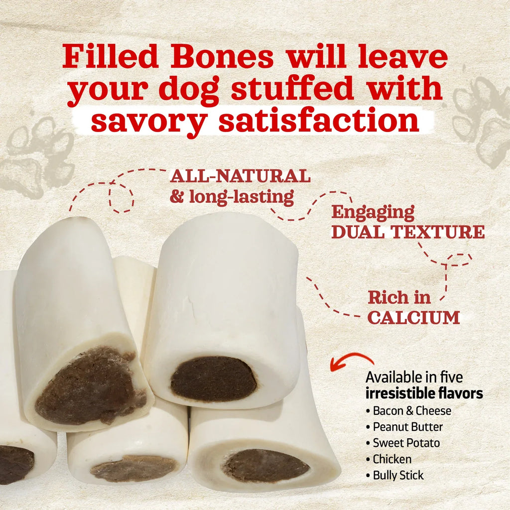 Natural Farm Bacon & Cheese Filled Dog Bone