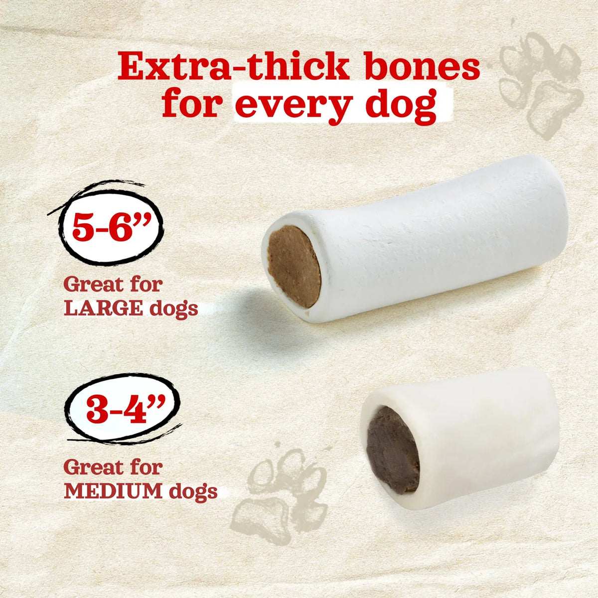 Natural Farm Bacon & Cheese Filled Dog Bone