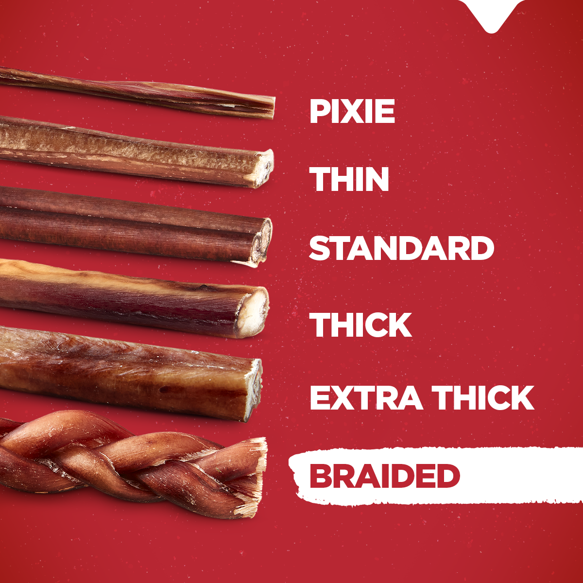 Natural Farm Braided Bully Stick Dog Treat