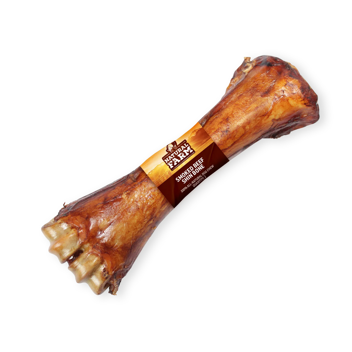 Natural Farm Smoked Beef Shinbone Dog Bone