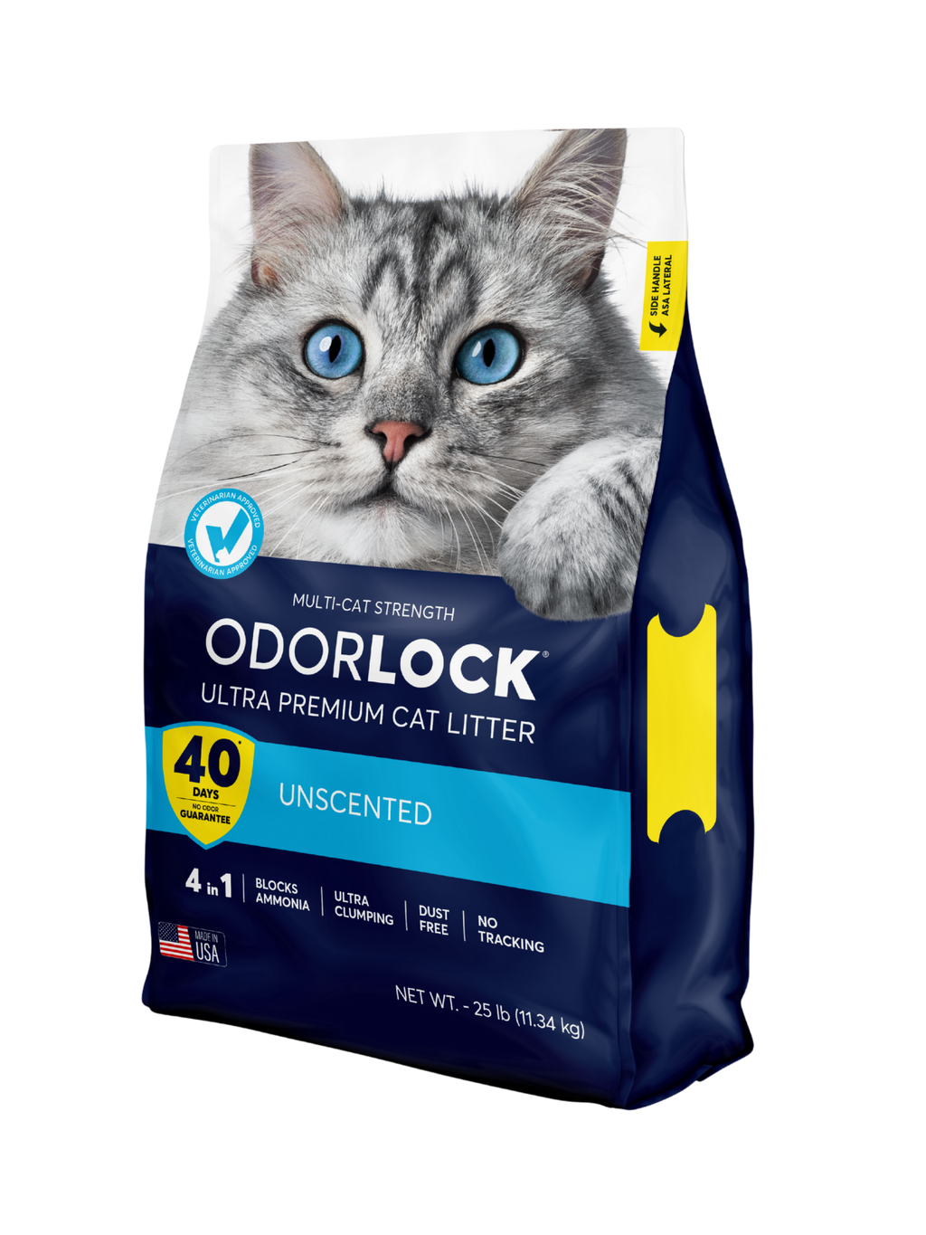 Intersand OdorLock Ultra Premium Unscented Multicat Cat Litter Formula