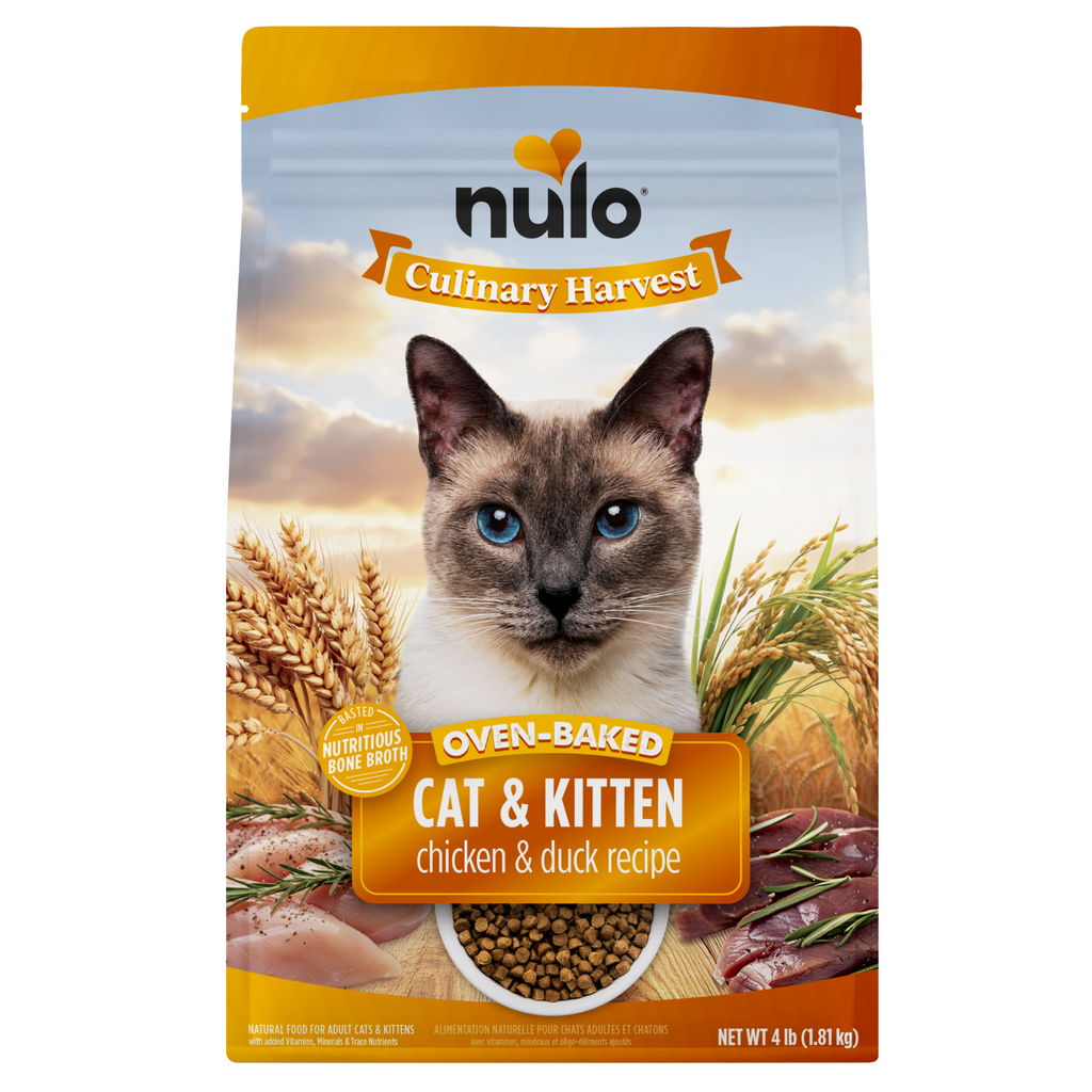 Nulo Culinary Harvest Baked Chicken & Duck Recipe Dry Cat & Kitten Food
