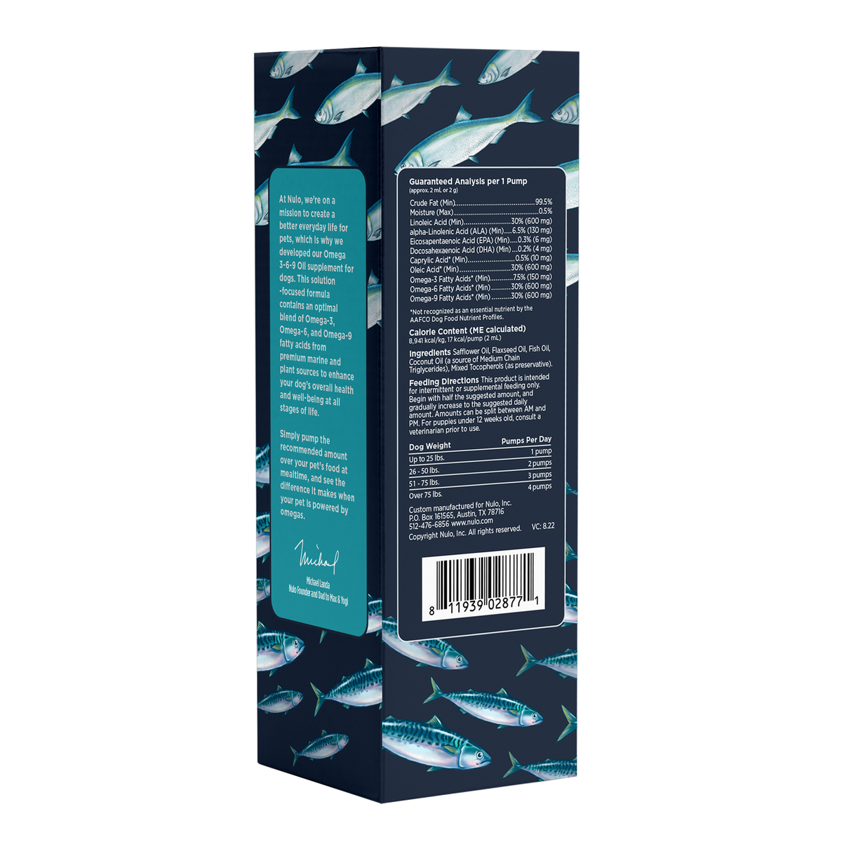 Nulo Omega 3-6-9 Oil Blend Supplement For Dogs
