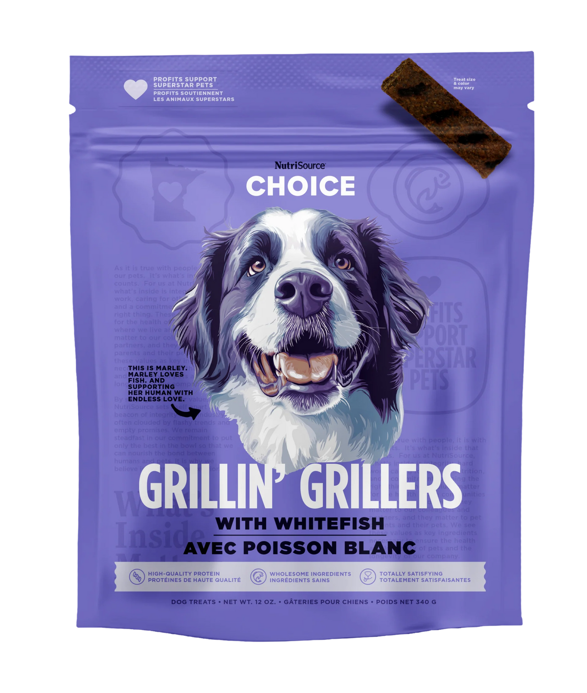 NutriSource Choice Grillin' Grillers Whitefish