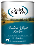 NutriSource Adult Chicken & Rice Canned Dog Food