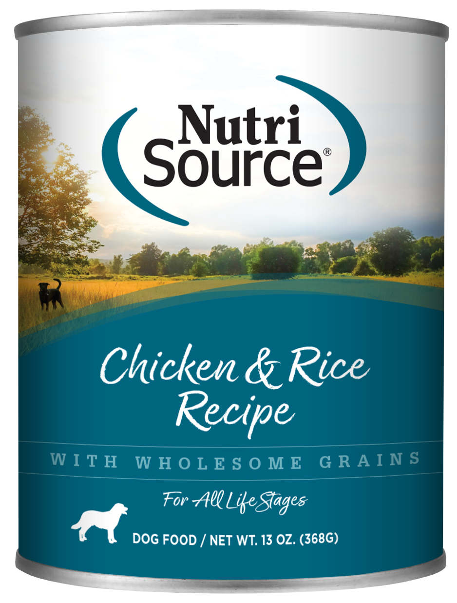 NutriSource Adult Chicken & Rice Canned Dog Food