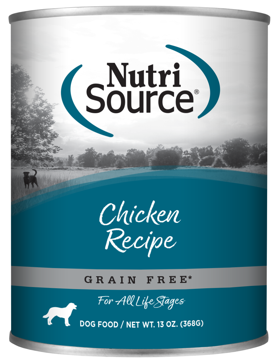 NutriSource Grain Free Chicken Formula Canned Dog Food