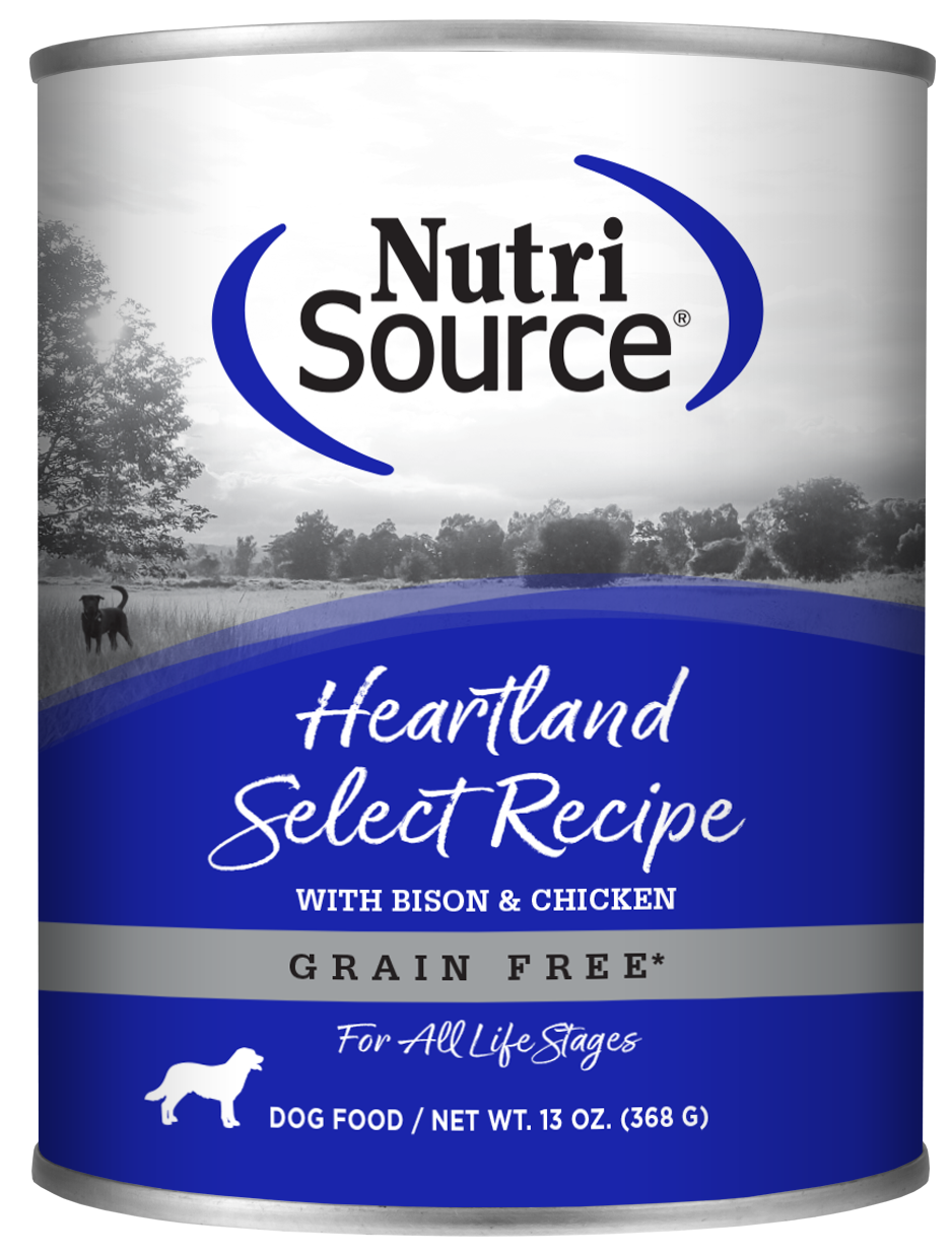NutriSource Heartland Select Recipe Canned Dog Food
