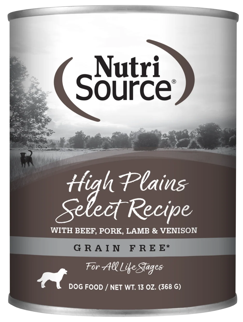 NutriSource High Plains Select Recipe Canned Dog Food