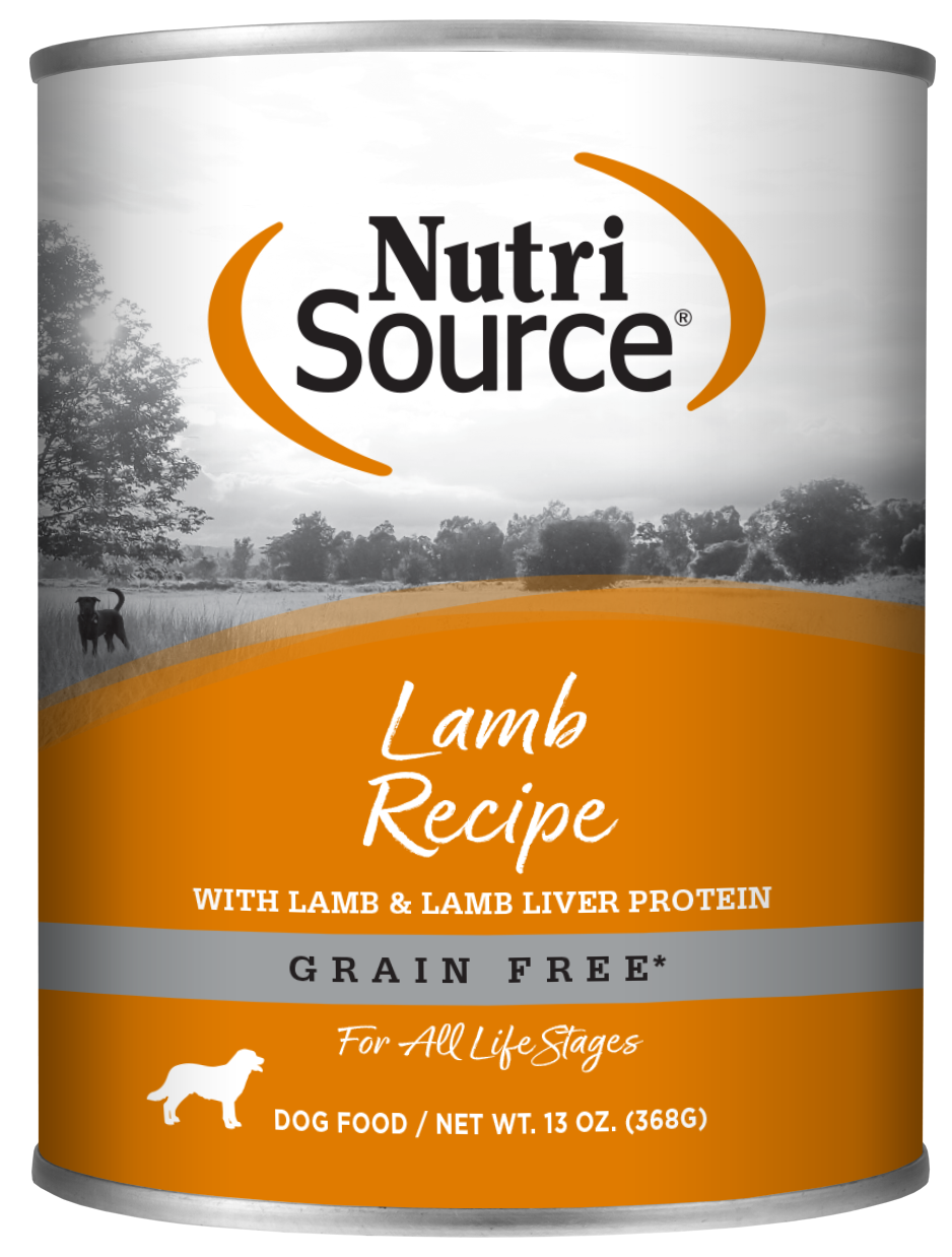 NutriSource Grain Free Lamb Formula Canned Dog Food