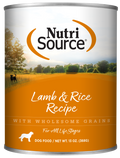 NutriSource Adult Lamb & Rice Canned Dog Food