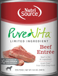NutriSource PureVita Grain Free Beef Entrée Wet Dog Food