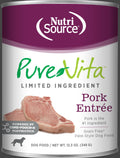 NutriSource PureVita Grain Free Pork Entrée Tetra Pak Wet Dog Food