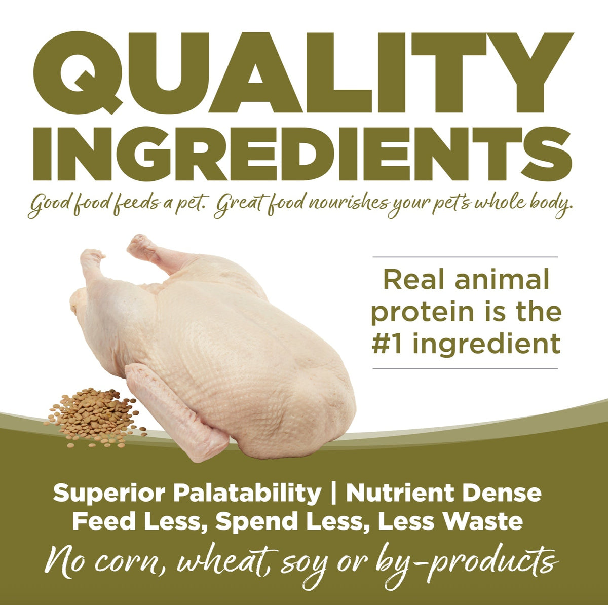 NutriSource PureVita Grain Free Duck & Green Lentils Recipe Dry Dog Food