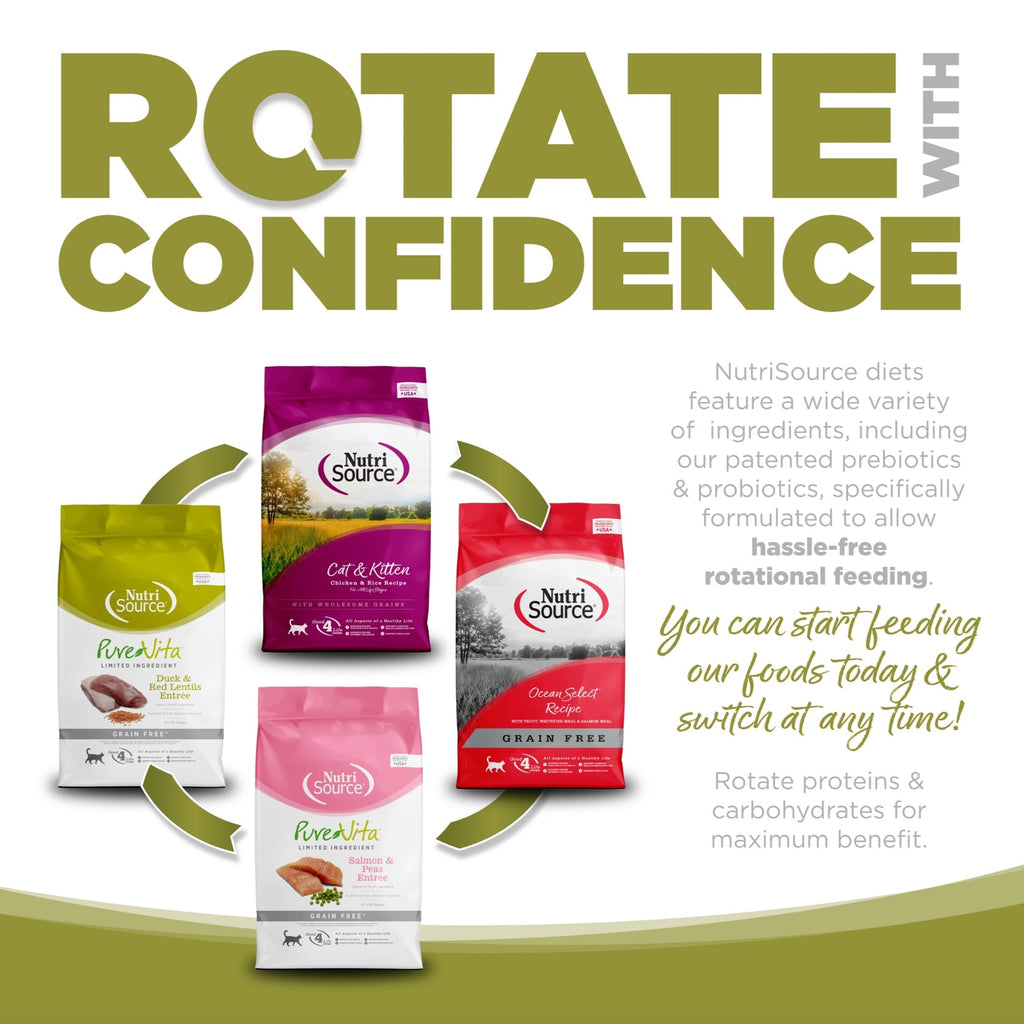 NutriSource Senior Weight Management Chicken and Rice Dry Cat Food
