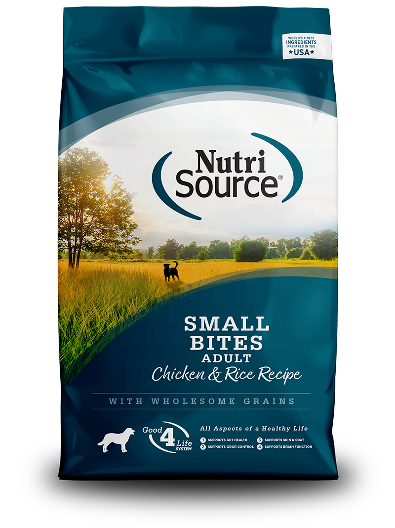 NutriSource Small Bites Chicken & Rice Recipe Dry Dog Food