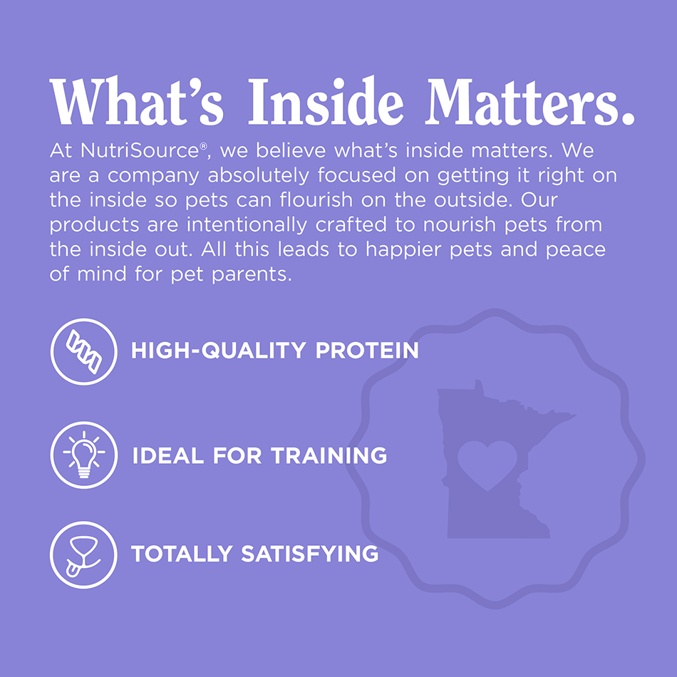 NutriSource Grain Free Little Bites with Turkey Dog Training Treat