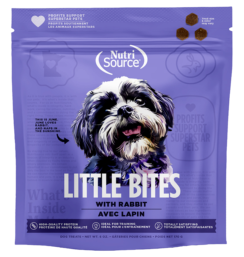 NutriSource Little Bites with Rabbit Dog Training Treat