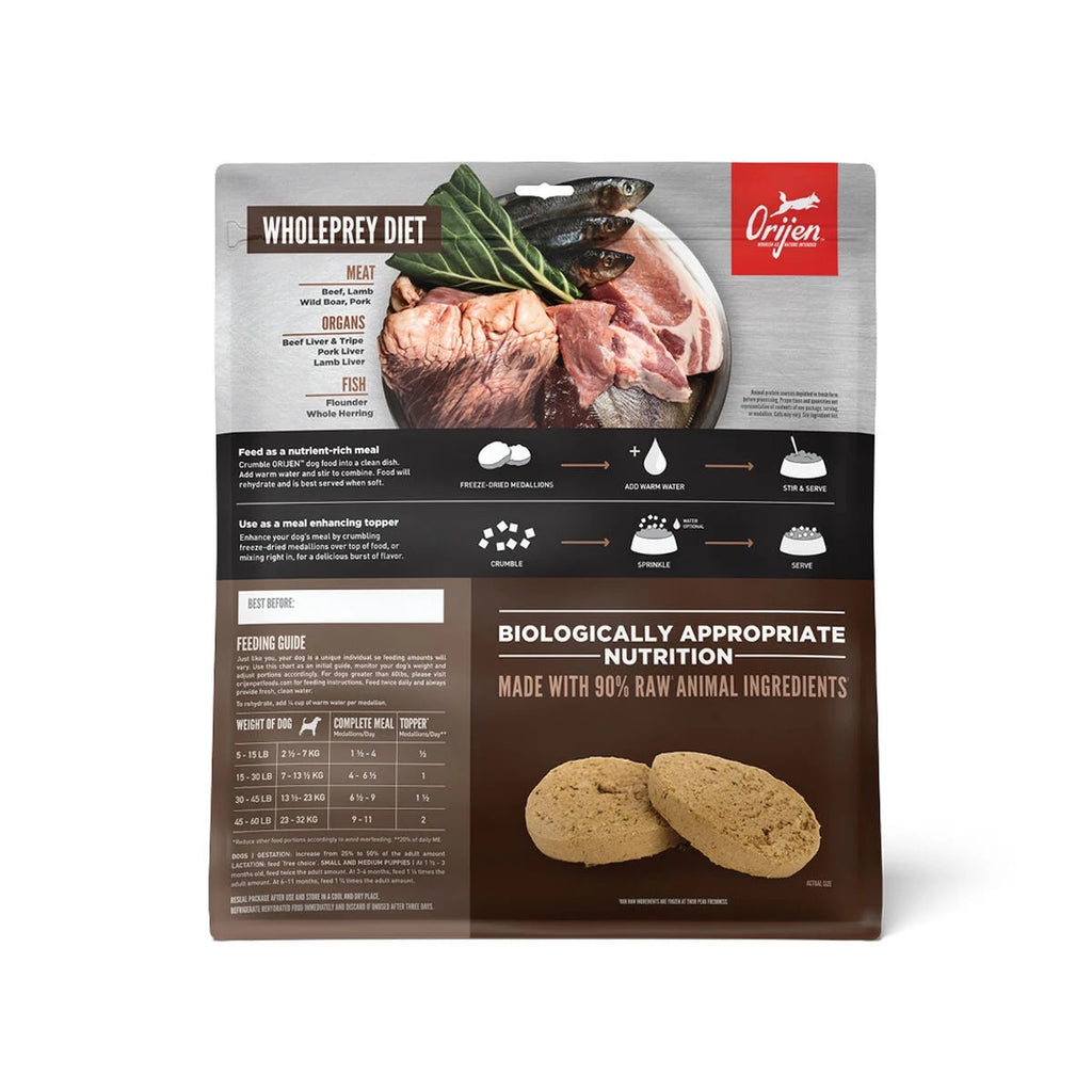 ORIJEN Regional Red Freeze Dried Dog Food