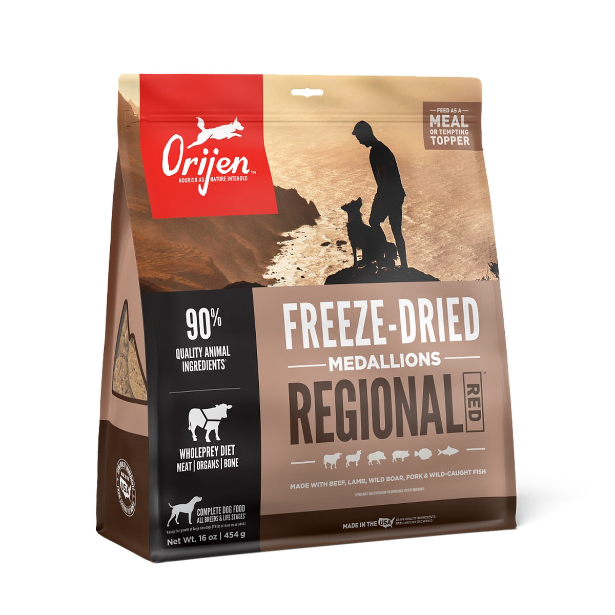 ORIJEN Regional Red Freeze Dried Dog Food