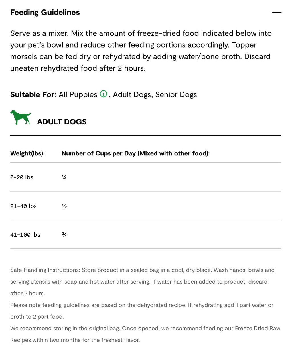 Open Farm Goodbowl Beef Recipe Freeze Dried Raw Topper for Dogs