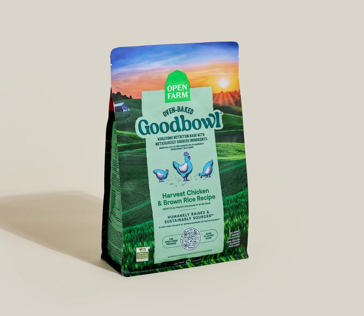 Open Farm Goodbowl Harvest Chicken and Brown Rice Recipe Dry Dog Food