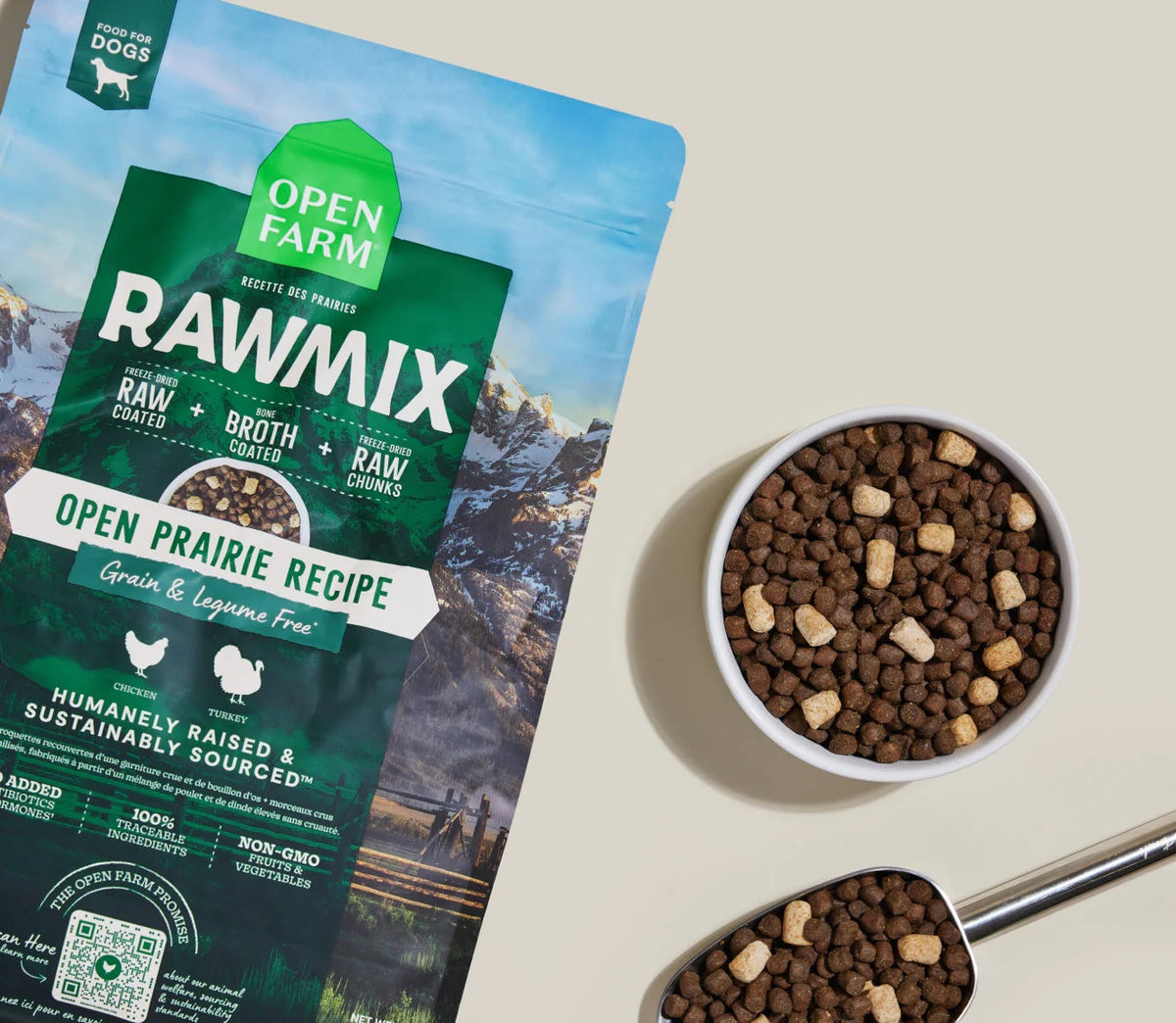 Open Farm RawMix Open Prairie Grain Free Dry Dog Food