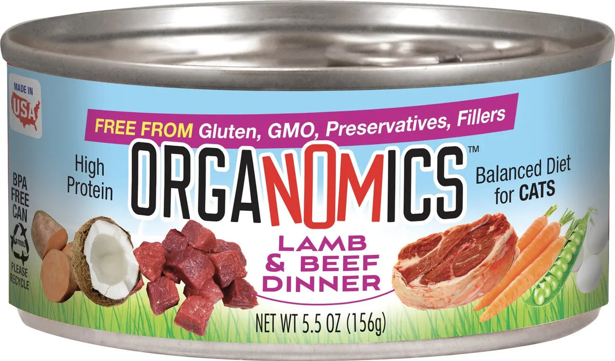 Organomics Lamb & Beef Dinner Canned Cat Food